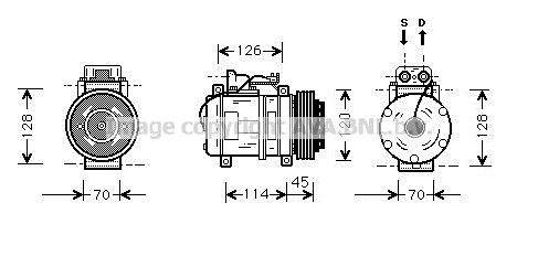 AVA QUALITY COOLING Kompressor,kliimaseade MSK274